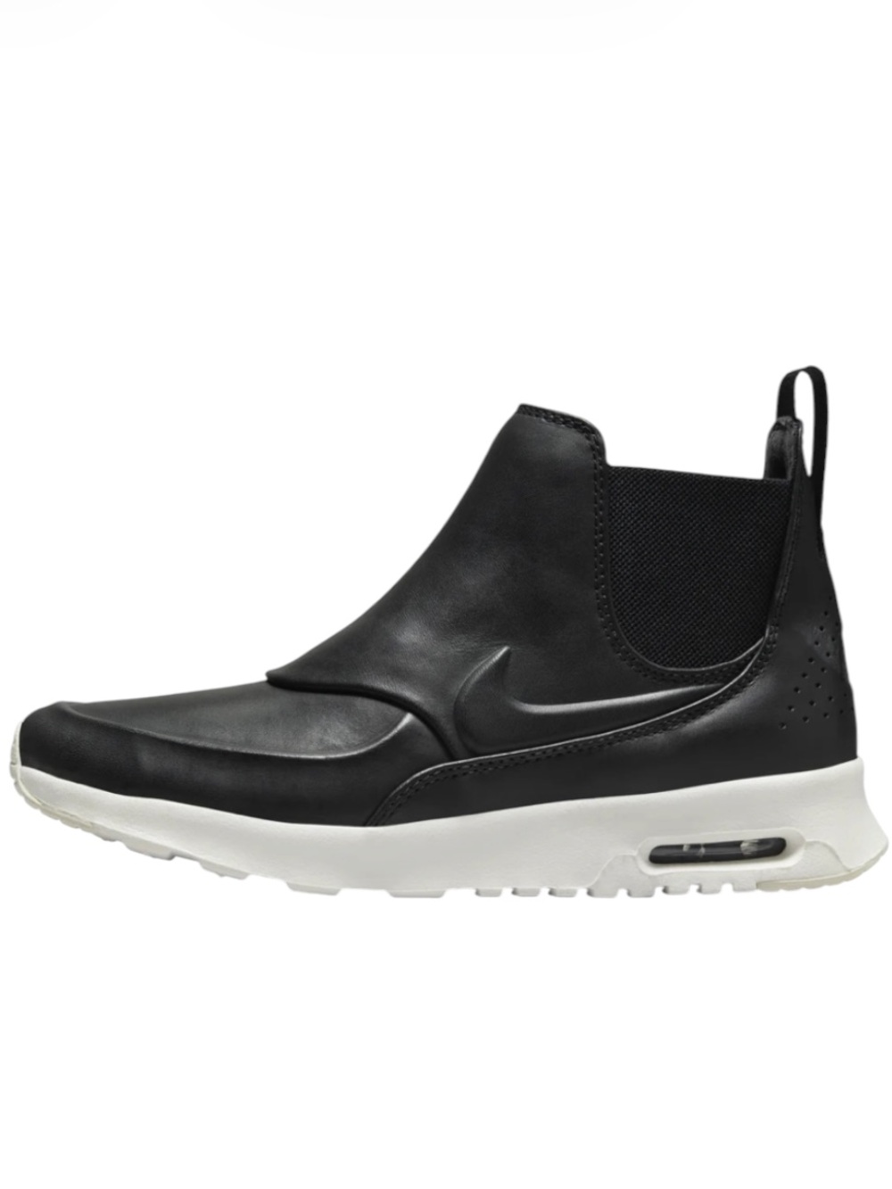 Nike Air Max Thea mid black sail slip on high top sneakers size 6